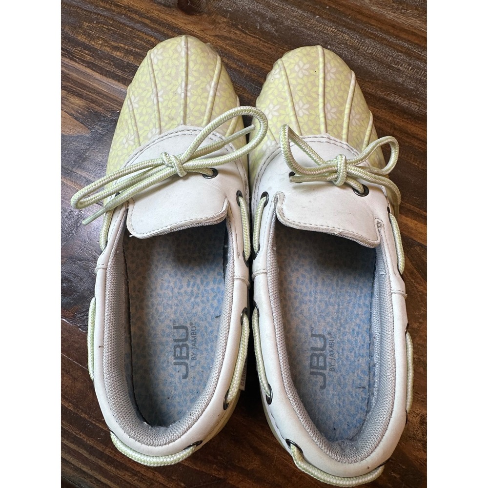 JBU by Jambu Gwen Garden Ready Yellow Floral Duck Shoes Womens 9M JB19GGR12 - Picture 5 of 8